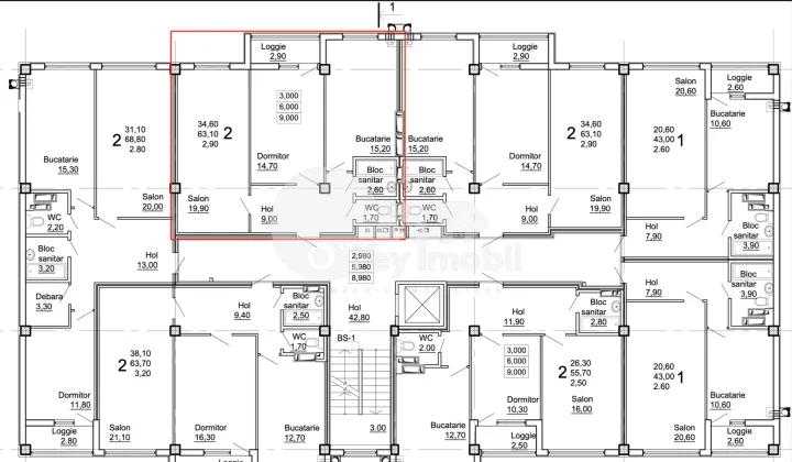 Apartament, COJUȘNA