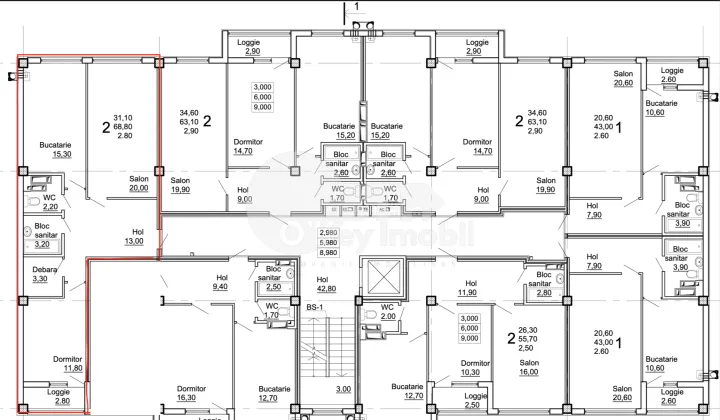 Apartament, COJUȘNA