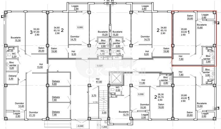 Apartament, COJUȘNA