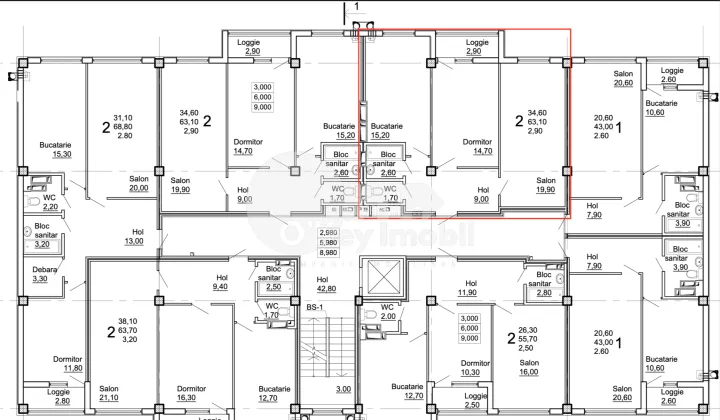 Apartament, COJUȘNA