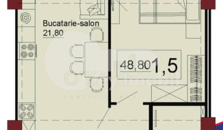 Apartament, Telecentru, STR. IALOVENI