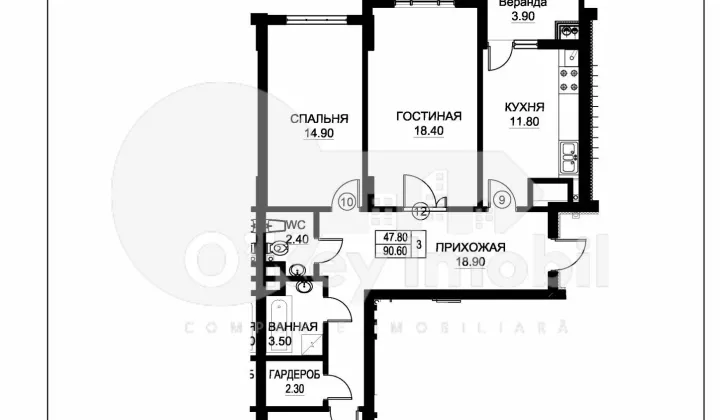 Apartament, Buiucani, VASILE LUPU