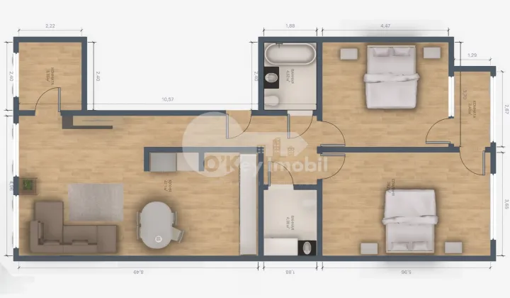 Apartament, Botanica, COSTIUJENI